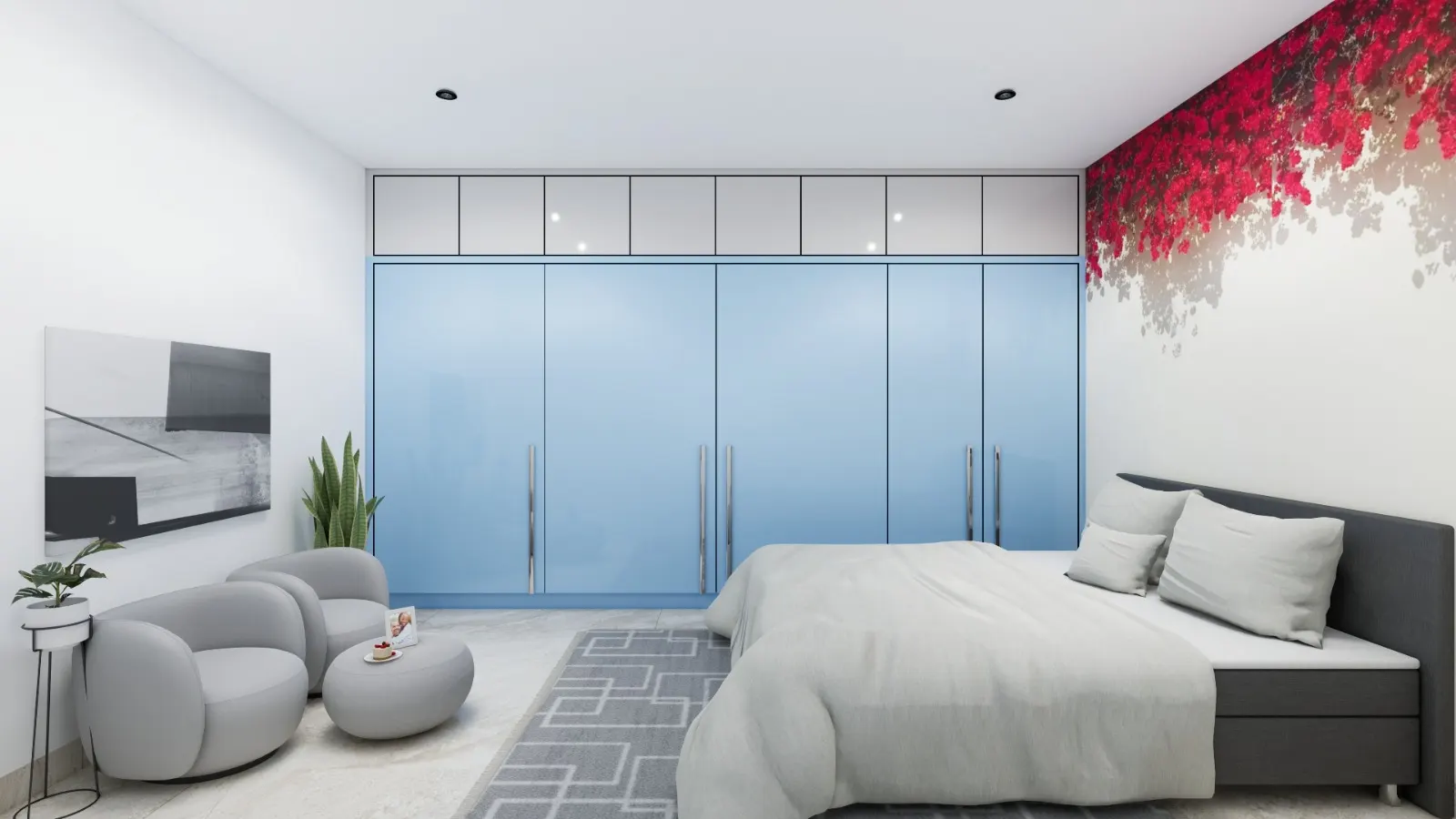 Study & Utility — interior design render