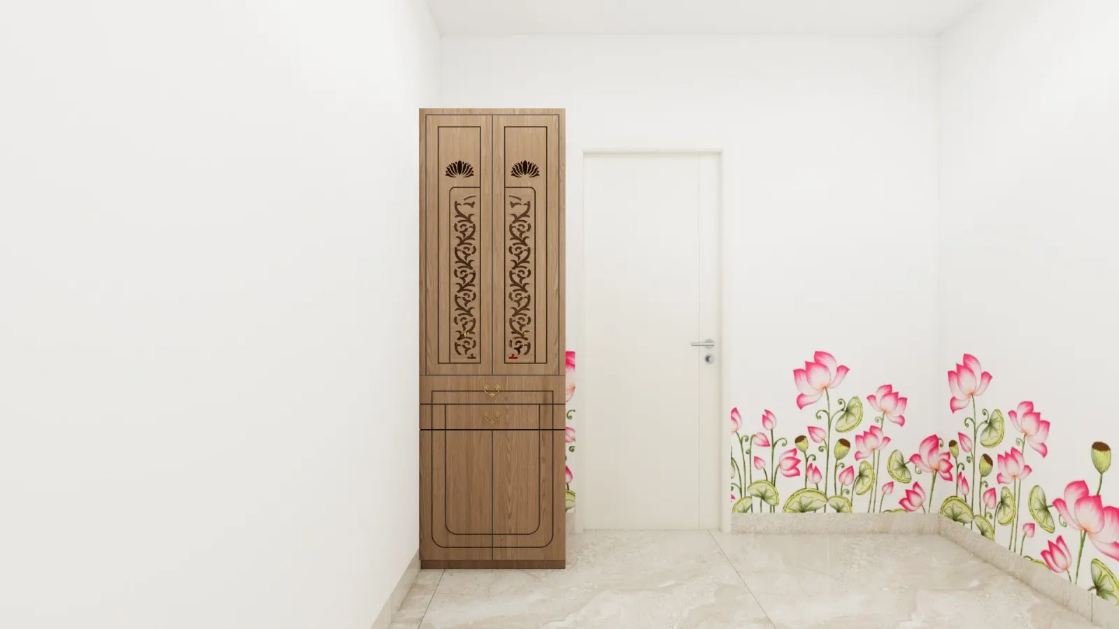 Study & Utility — interior design render