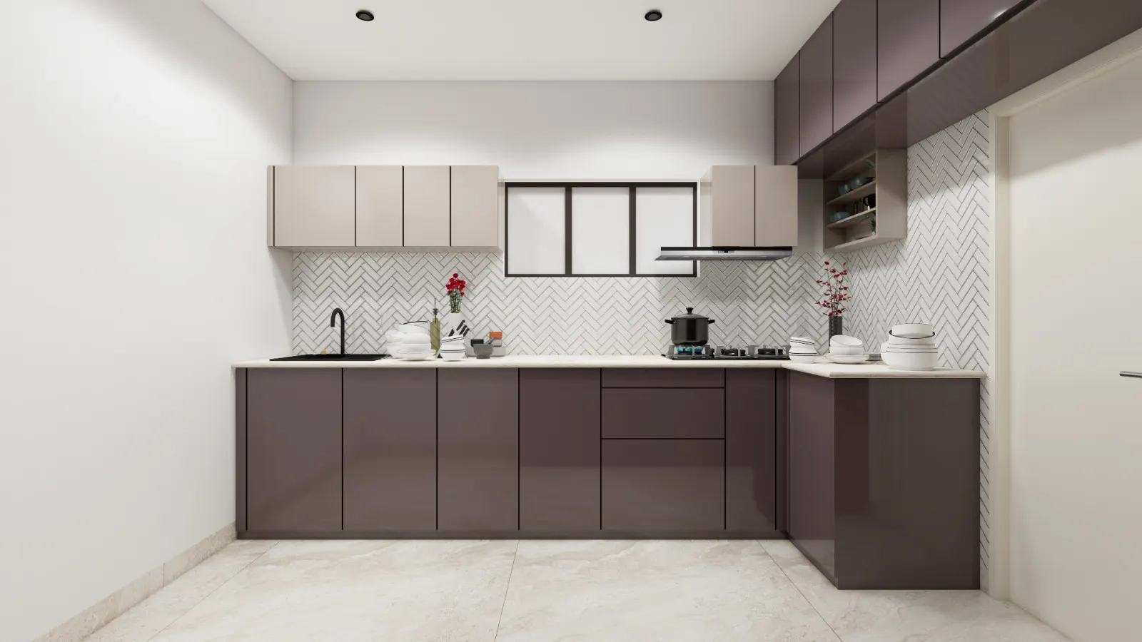 Pooja Units — interior design render