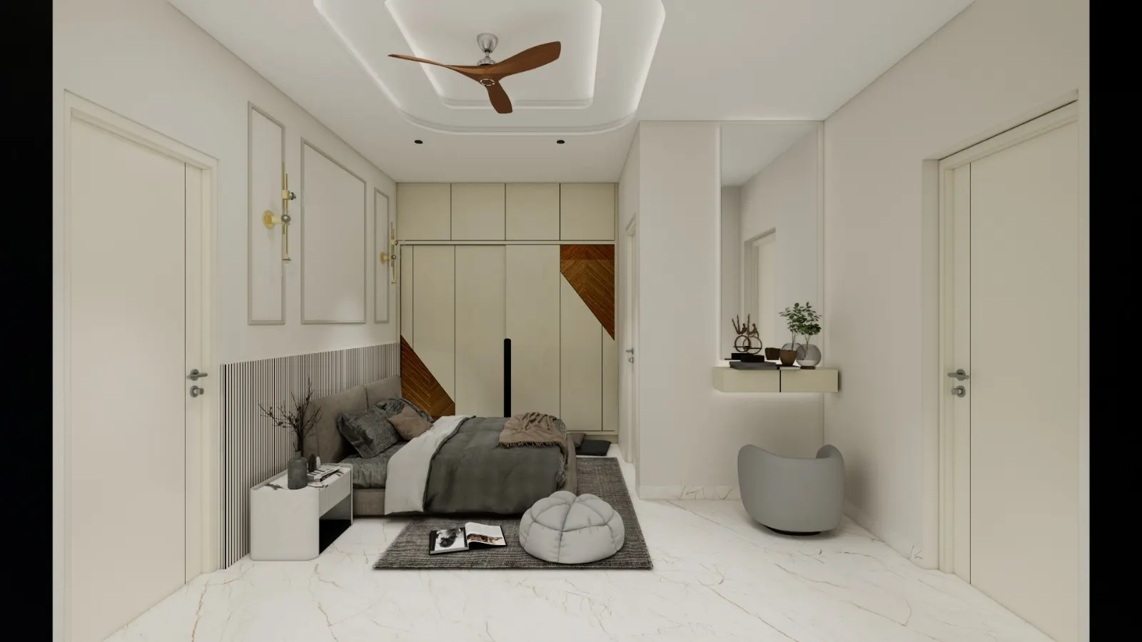 Bedrooms — interior design render