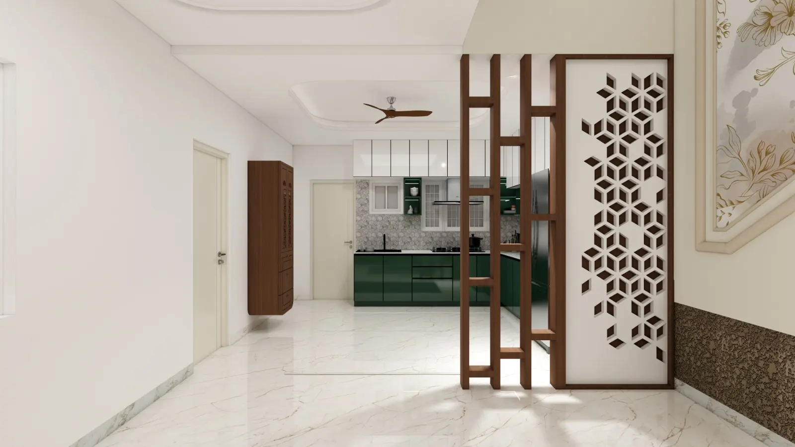 Living & Dining — interior design render