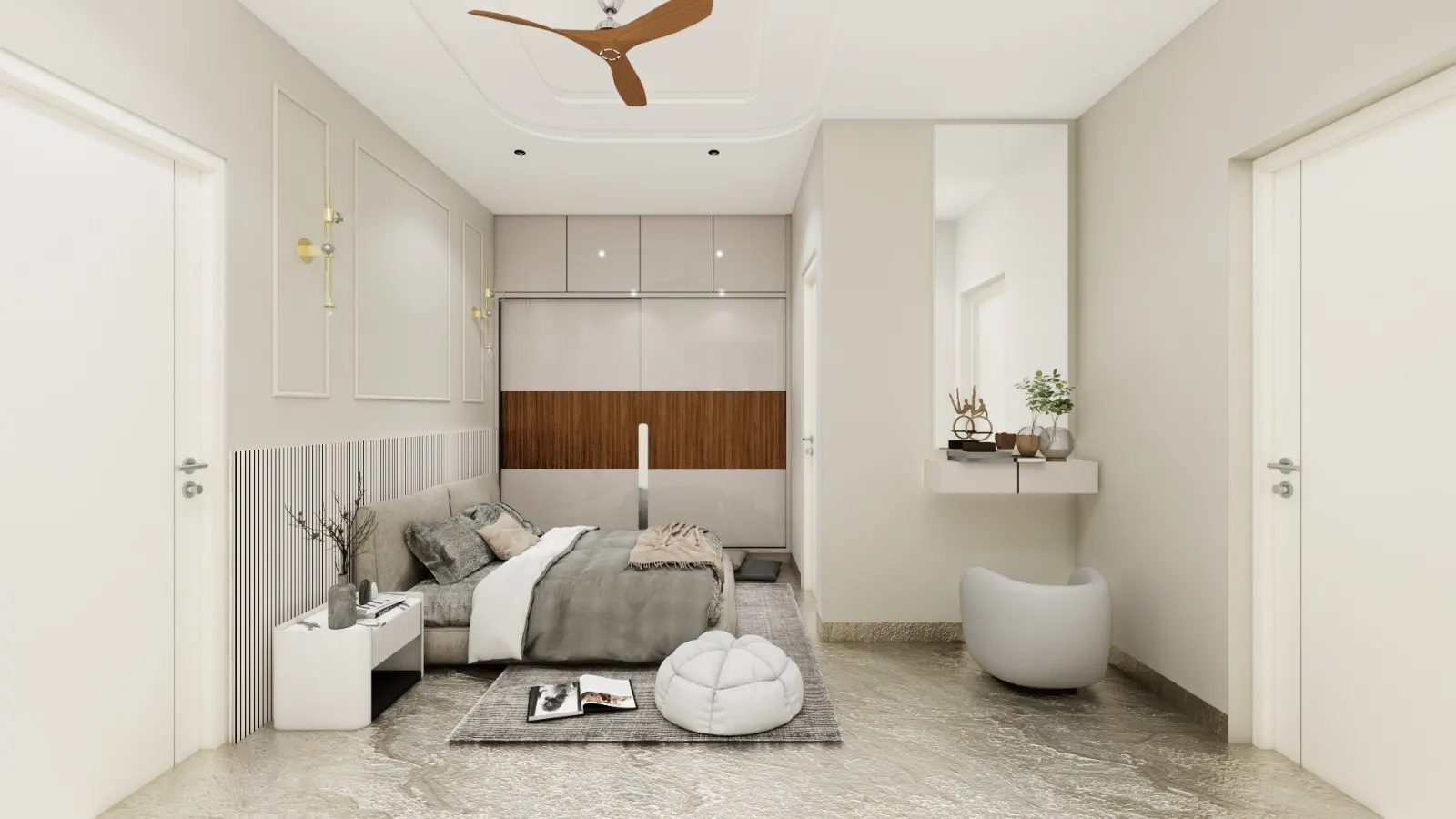 Bedrooms — interior design render