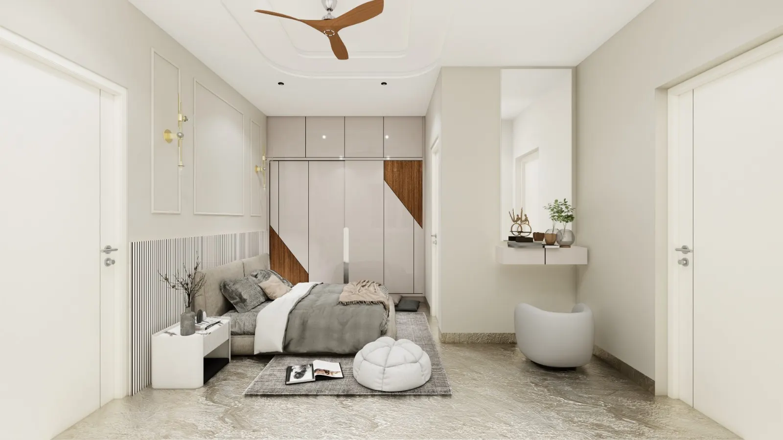 Bedrooms — interior design render