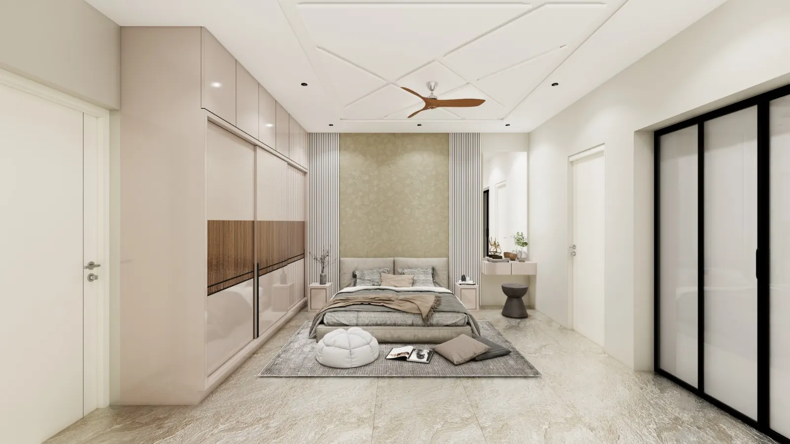 Bedrooms — interior design render
