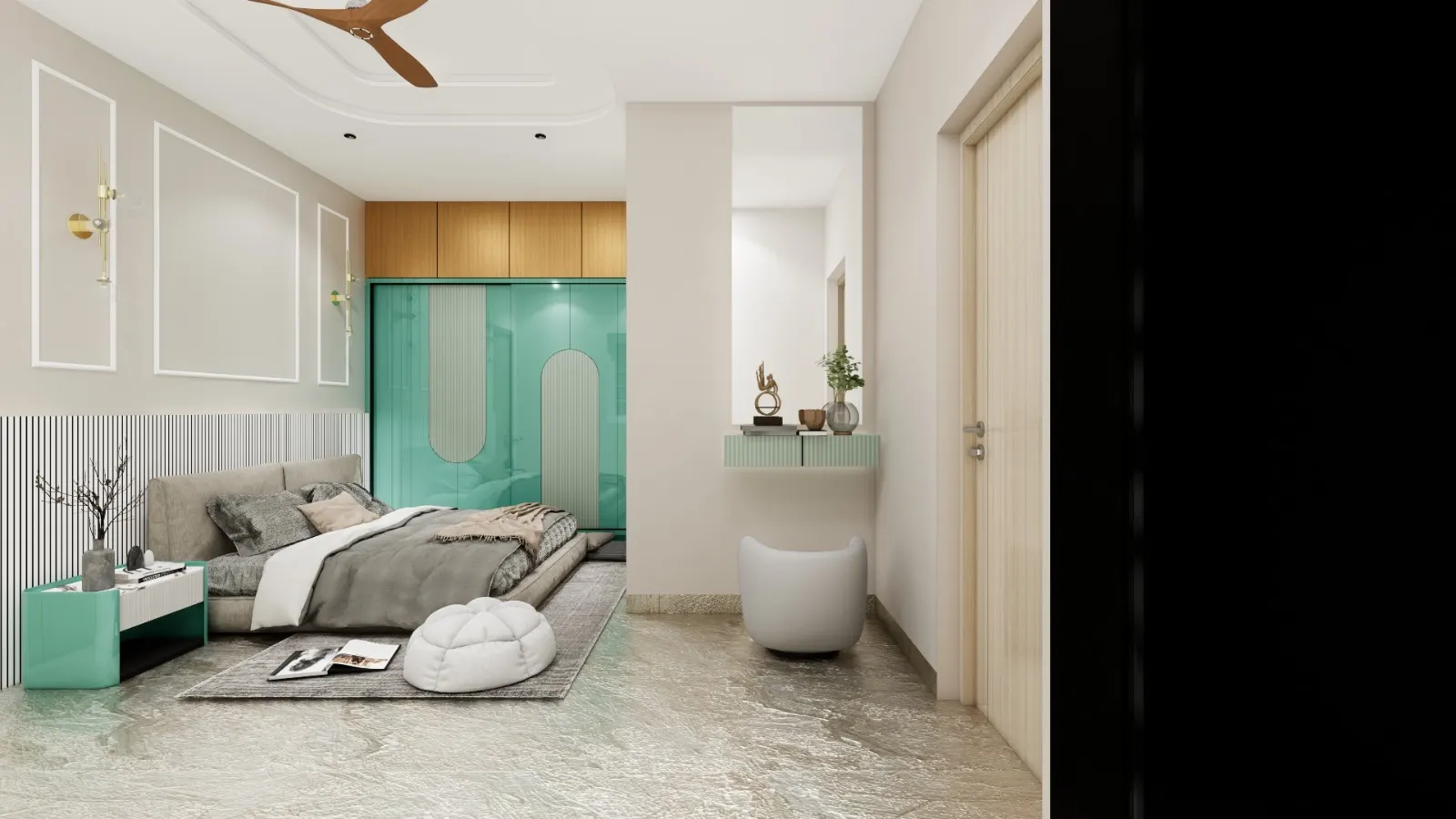 Living & Dining — interior design render