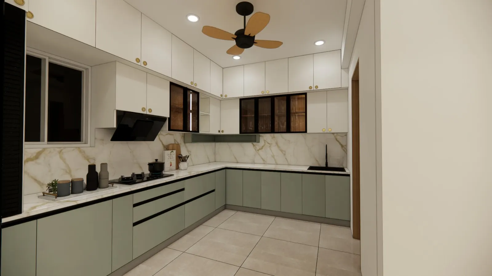 Living & Dining — interior design render