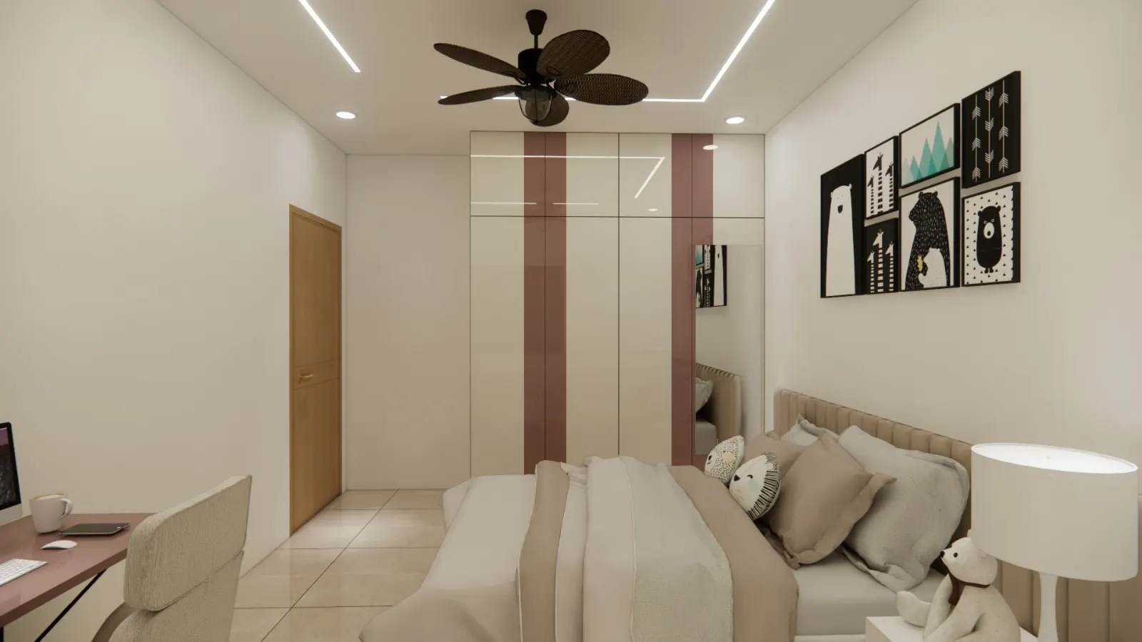 Bedrooms — interior design render